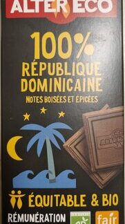 Alter Eco Chocolat 100% République Dominicaine — MS Bhai Bhai Enterprise