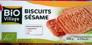 Bio Village, Marque Repère Biscuits sésame — MS Bhai Bhai Enterprise