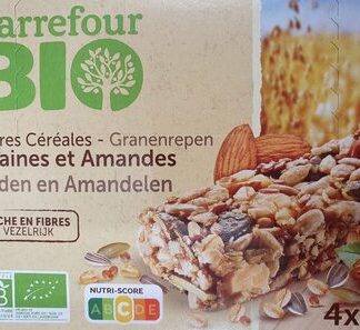 Carrefour BIO, Carrefour Barres Céréales Graines et Amandes — MS Bhai Bhai Enterprise