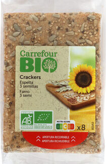 Carrefour BIO, Carrefour Crackers Espelta 3 semillas — MS Bhai Bhai Enterprise