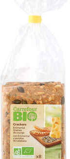Carrefour BIO Crackers Emmental & pipas de calabaza — MS Bhai Bhai Enterprise