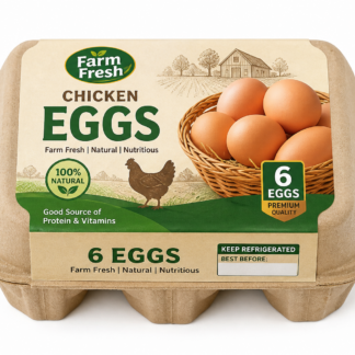 Farm Fresh Eggs (6 pcs) — MS Bhai Bhai Enterprise
