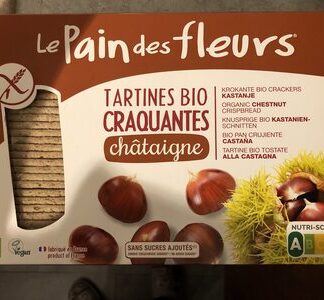 Ekibio, Le Pain des Fleurs Tartines craquantes à la châtaigne — MS Bhai Bhai Enterprise