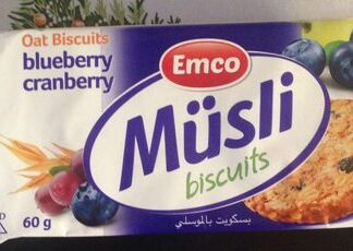 Emco Musli Oat biscuits (Blueberry) — MS Bhai Bhai Enterprise
