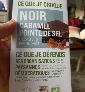 Ethiquable Chocolat noir caramel pointe de sel — MS Bhai Bhai Enterprise