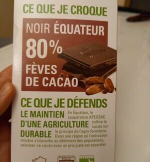 Ethiquable Chocolat noir Fèves de cacao — MS Bhai Bhai Enterprise