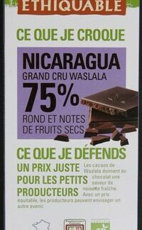 Ethiquable Nicaragua grand cru waslala 75% — MS Bhai Bhai Enterprise