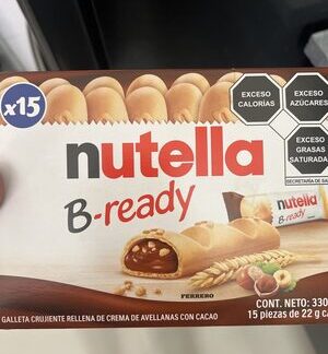 Ferrero, Nutella B-ready, Nutella b-ready Biscuits NUTELLA B-ready Noisettes et Cacao x15 - 330g — MS Bhai Bhai Enterprise