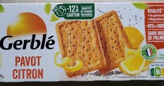 Gerblé Biscuits pavot citron — MS Bhai Bhai Enterprise