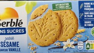 Gerblé Sablé sésame saveur vanille — MS Bhai Bhai Enterprise