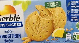 Gerblé Sablés sans sucres saveur citron yuzu — MS Bhai Bhai Enterprise