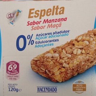 Hacendado Barritas de Espelta Sabor Manzana 0% — MS Bhai Bhai Enterprise