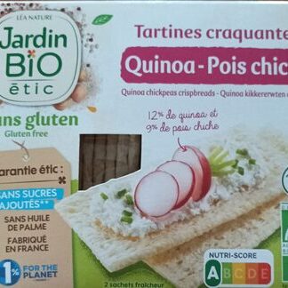 Jardin bio Tartines craquantes quinoa pois chiche — MS Bhai Bhai Enterprise