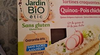 Jardin Bio Tartines craquantes quinoa - pois chiche sans gluten — MS Bhai Bhai Enterprise