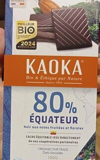 Kaoka Chocolat noir 80% - Équateur — MS Bhai Bhai Enterprise