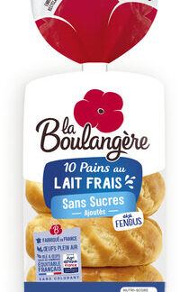 la boulangère 10 Pains au lait frais sans sucres ajoutés 350g — MS Bhai Bhai Enterprise