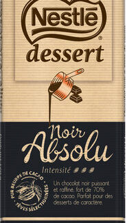 Nestlé, NESTLE DESSERT, Nestlé Dessert, Tablettes NESTLÉ DESSERT 70% Absolu 170g — MS Bhai Bhai Enterprise