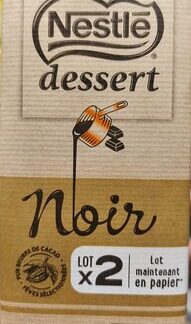 Nestlé, NESTLE DESSERT, Tablettes NESTLÉ DESSERT Noir 2x205g — MS Bhai Bhai Enterprise