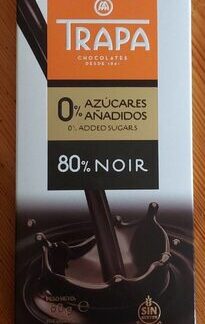trapa Chocolate Extrafino 80% NOIR 0% azúcares añadidos — MS Bhai Bhai Enterprise