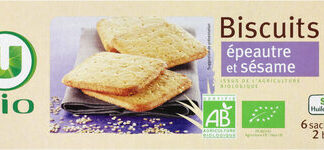 U, U Bio Biscuits bio épeautre et sésames paquet de 150g — MS Bhai Bhai Enterprise