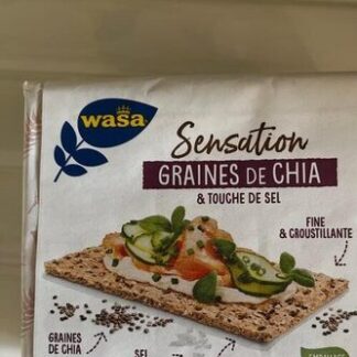Wasa tartine croustillante sensation aux graines de chia & touche de sel 245g — MS Bhai Bhai Enterprise